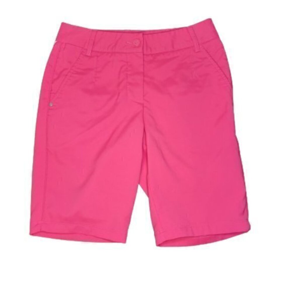 CLEARANCE Puma Golf Shorts Coral Pink Bermuda Walking Length Size 2